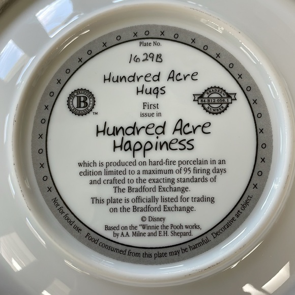 VINTAGE “Winnie the Pooh” Collectors Plate - Picture 7 of 14